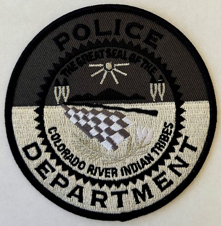 CRIT - COLORADO RIVER TRIBAL POLICE SHOULDER PATCH - SEW ON.